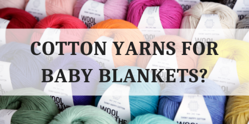 Cotton yarn for baby blankets