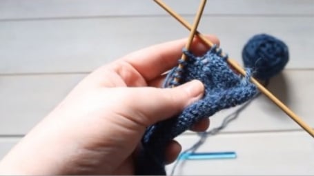 Learn to fix a dropped stitch in knitting