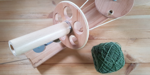 How to wind yarn using a swift and ball winder