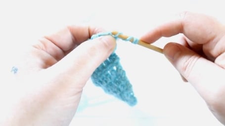 Learn to crochet the UK treble or US double crochet stitch