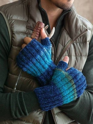 Noro MAG7-19 Ribbed Mitts										