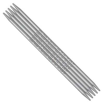 addi Aluminum Double Pointed Knitting Needles 8/9in (20/23cm)										 - US 10.5 (7.00mm) Length 9in (23cm)