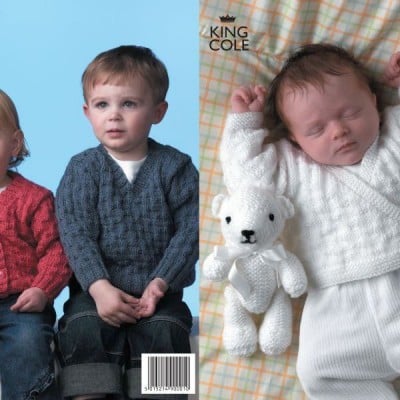 King Cole 2768 Children's Cardigans & Baby Layette