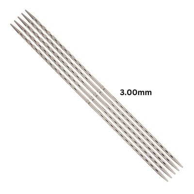 addi Novel Quintett Double Pointed Knitting Needles 20/23cm (8/9in)										 - 3.00mm