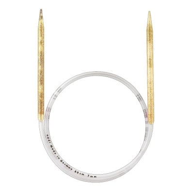 addiChampagner Fixed Circular Knitting Needles 24in (60cm)										 - US 11 (8.0mm)