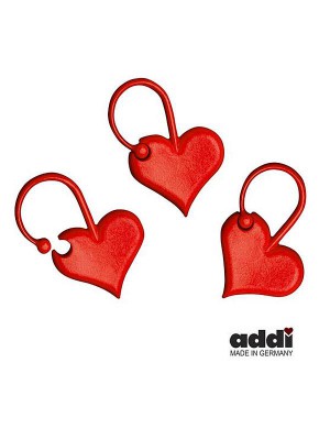 addi Love Heart Shape Stitch Markers - AddiLove Stitch Markers