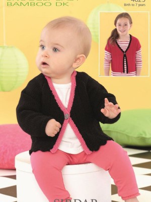 Sirdar 4625 Cardigans with Contrast Borders										