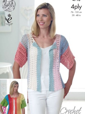 King Cole 4710 Cardigan and Top
