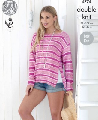 King Cole 4774 Ladies Sweaters