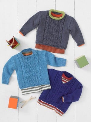 Sirdar 4938 Cabled Sweaters