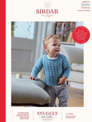 Sirdar 5270 Baby Cabled Jumper & Tank Top