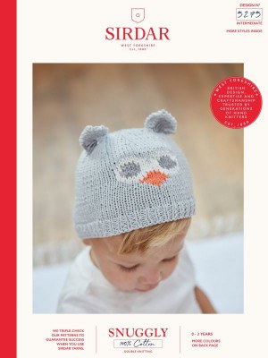Sirdar 5275 Owl Baby Hat										