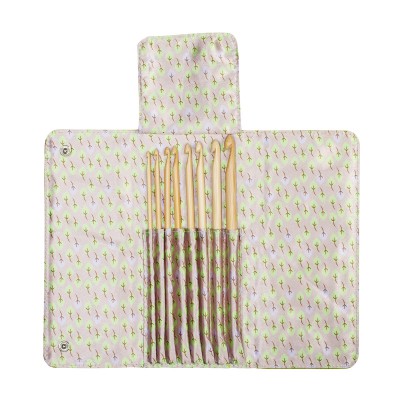 addi Bamboo Click Interchangeable Crochet Hook Set - AddiClick Bamboo Hook Set