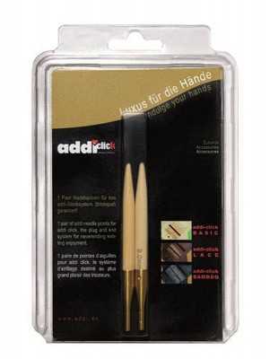 addi Bamboo Click Tips										 - US 5 (3.75mm)