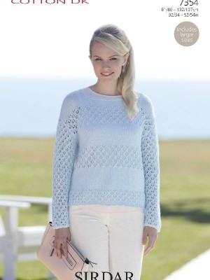 Sirdar 7354 Woman's Sweater										