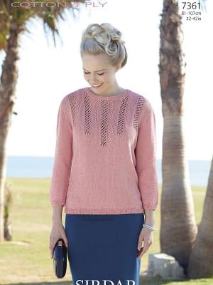Sirdar 7361 Sweater										