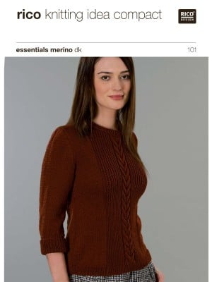 Rico KIC 101 Cable Panel Sweater										