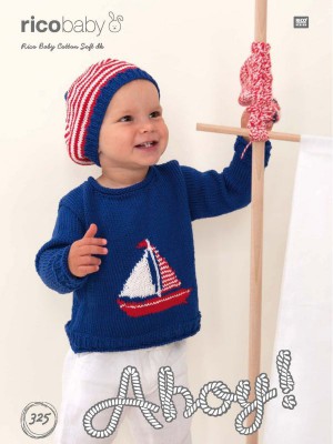 Rico KIC 325 Baby Sailing Boat Sweater & Hat										