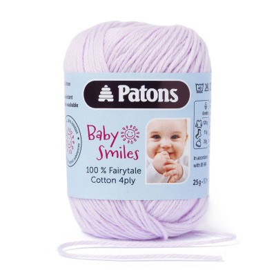 Patons Baby Smiles 100% Fairytale Cotton 4 Ply - 25gm - 1034 Mauve