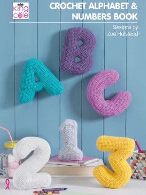 King Cole Crochet Alphabet & Numbers Book										