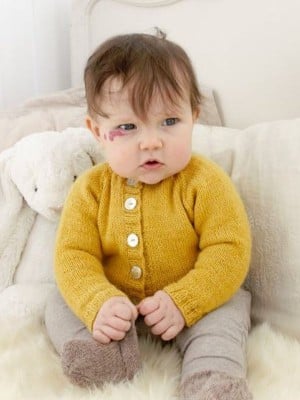 DROPS Baby Duck Cardigan & Booties										