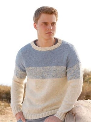 DROPS Blue Horizon Sweater										