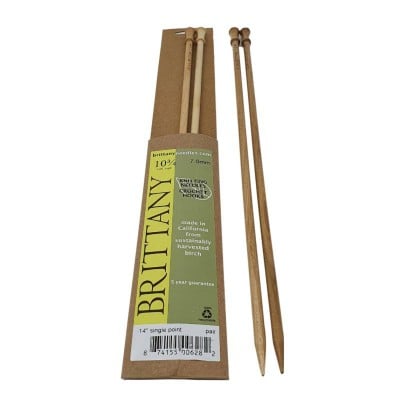 Brittany Double Pointed Knitting Needles , Wood, 7.5 inch, Set of
