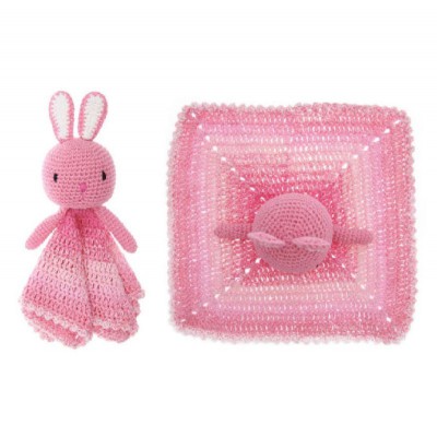 Rico Crochet Kit Ricorumi Baby Blankies										 - Bunny