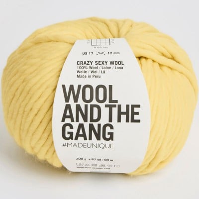 Wool and the Gang Crazy Sexy Wool										 - 177 Chalk Yellow