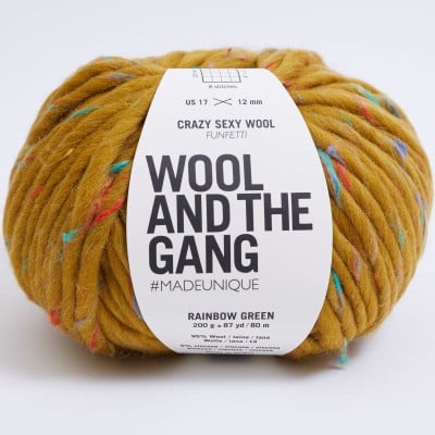 Wool and the Gang Crazy Sexy Wool										 - 214 Rainbow Green