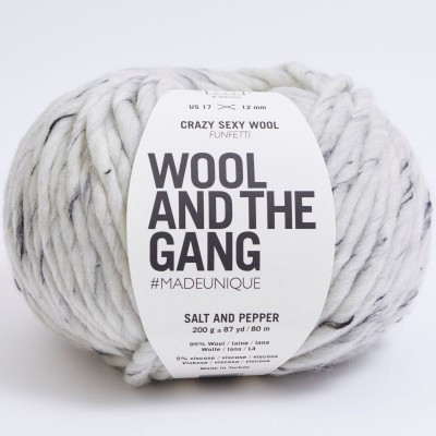 Wool and the Gang Crazy Sexy Wool - 213 Salt and Pepper