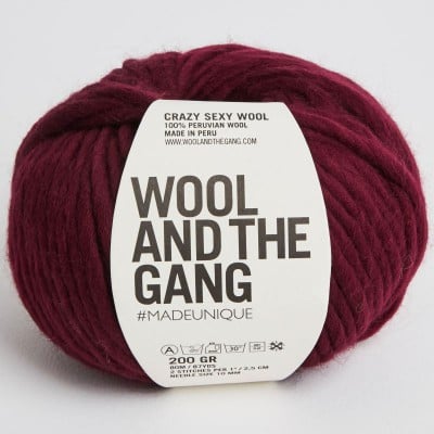 Wool and the Gang Crazy Sexy Wool - Margaux Red