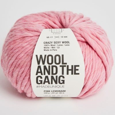 Wool and the Gang Crazy Sexy Wool - Pink Lemonade