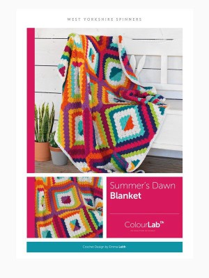 West Yorkshire Spinners Summer's Dawn Crochet Blanket										