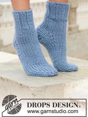 DROPS City Abyss Socks										