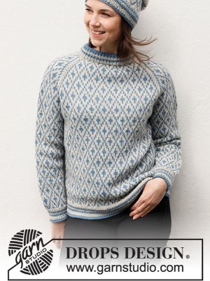 DROPS Fjord Mosaic Sweater and Hat										