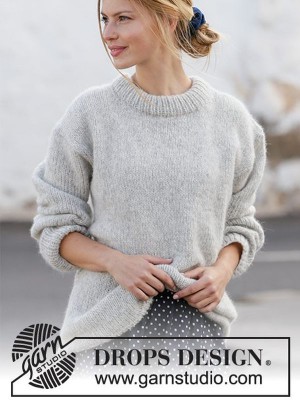 DROPS Grey Pearl Sweater										