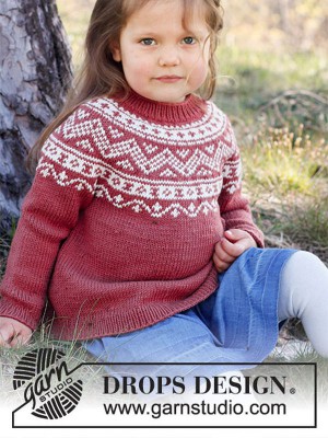 DROPS Lillesand Children's Sweater in Karisma										