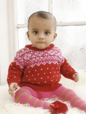 DROPS Rubin Baby Sweater										