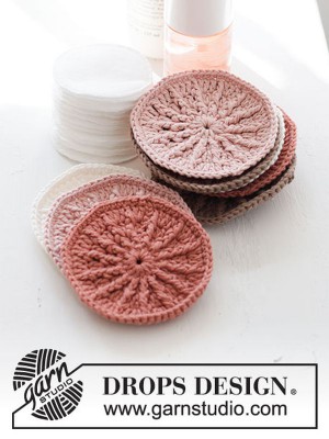 DROPS Radiant Scrubbies Crochet Face Rounds in Safran										
