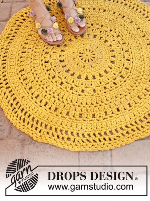DROPS Sunblast Crochet Mat										