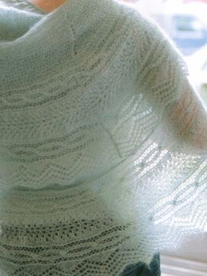 Hilda circular shawl