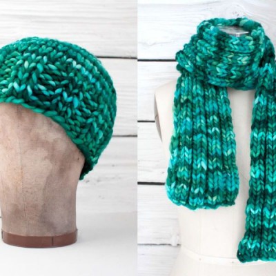 Manos Esmeralda Hat and Scarf										