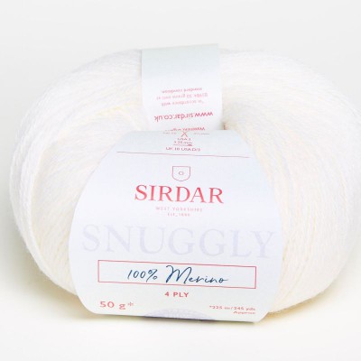 Sirdar Snuggly 100% Merino - 1 Coconut White