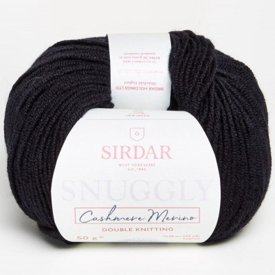 Sirdar Snuggly Cashmere Merino - 450 Black