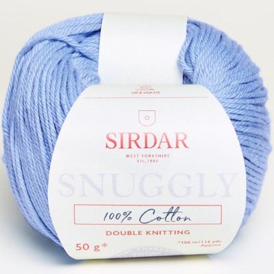 Sirdar Snuggly 100% Cotton										 - 751 Sky Blue