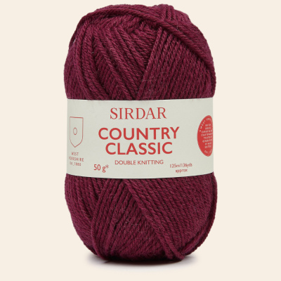Sirdar Country Classic DK										 - 858 Burgundy