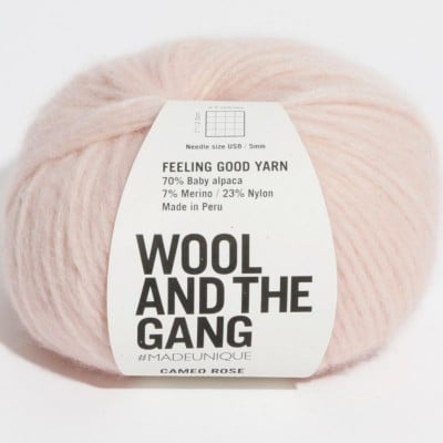 Wool and the Gang Feeling Good Yarn - Cameo Rose