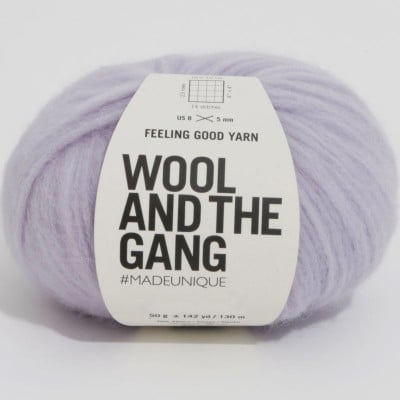 Wool and the Gang Feeling Good Yarn - Lilac Powder