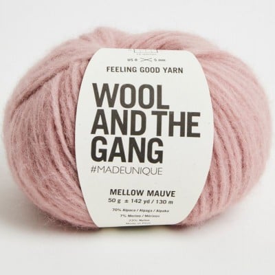 Wool and the Gang Feeling Good Yarn - Mellow Mauve